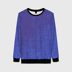 Женский свитшот Джинс с потертостями-синий