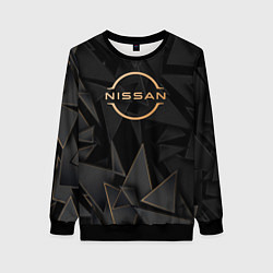Свитшот женский Nissan golden poly, цвет: 3D-черный
