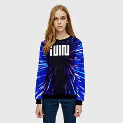 Свитшот женский Gidle neon energy, цвет: 3D-черный — фото 2