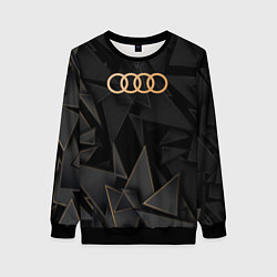 Свитшот женский Audi golden poly, цвет: 3D-черный