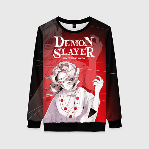 Женский свитшот Гора Натагумо - демон паук / 3D-Черный – фото 1