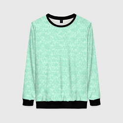 Свитшот женский Аквамарин однотонный текстурированный, цвет: 3D-черный