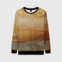 Женский свитшот Бежевые блестяшки текстура