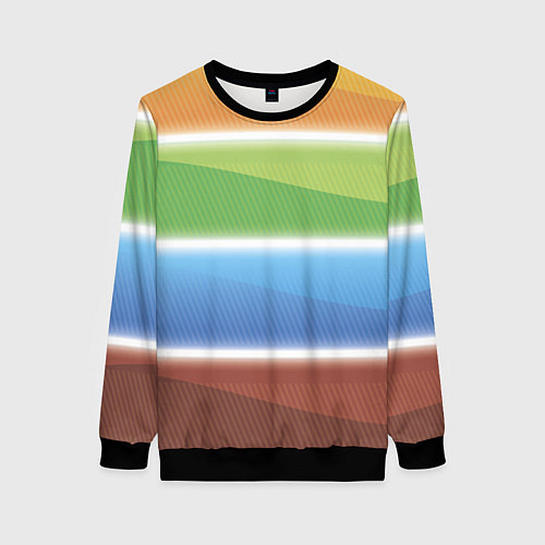 Женский свитшот Просвет / 3D-Черный – фото 1