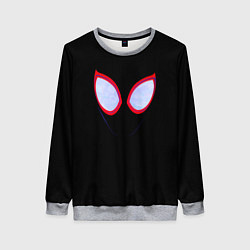 Свитшот женский Человек паук глаза, цвет: 3D-меланж