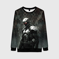 Женский свитшот Боевой кибернетический андроид