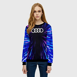 Свитшот женский Audi neon energy, цвет: 3D-черный — фото 2