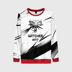 Женский свитшот Ведьмак stripes