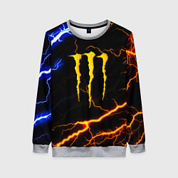 Свитшот женский Monster energy storm, цвет: 3D-меланж