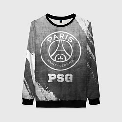 Свитшот женский PSG - grey gradient, цвет: 3D-черный