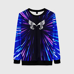 Свитшот женский Placebo neon energy, цвет: 3D-черный