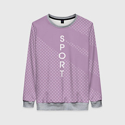 Женский свитшот Sport сиреневый