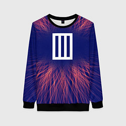Свитшот женский Paramore red energy, цвет: 3D-черный