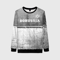 Свитшот женский Borussia - grey gradient посередине, цвет: 3D-черный
