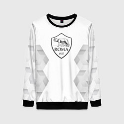 Свитшот женский Roma white poly, цвет: 3D-черный