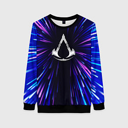 Женский свитшот Assassins Creed neon energy