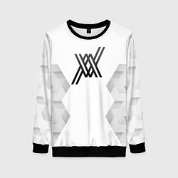 Свитшот женский Darling in the FranXX white poly, цвет: 3D-черный