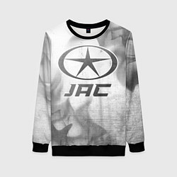 Свитшот женский JAC - white gradient, цвет: 3D-черный