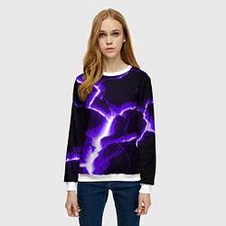 Свитшот женский The rift, цвет: 3D-белый — фото 2