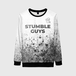 Женский свитшот Stumble Guys - white gradient посередине