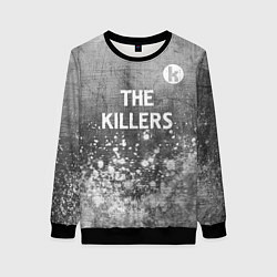 Женский свитшот The Killers - grey gradient посередине