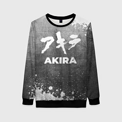 Свитшот женский Akira - grey gradient, цвет: 3D-черный