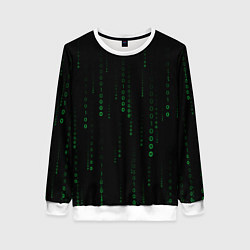 Женский свитшот Color black green