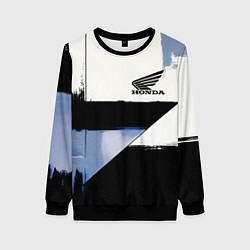 Свитшот женский Honda логотип, цвет: 3D-черный