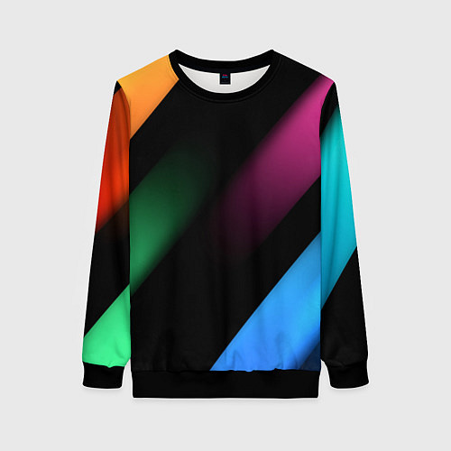 Женский свитшот Multicoloured / 3D-Черный – фото 1