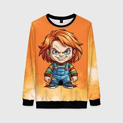 Свитшот женский Чакки, цвет: 3D-черный