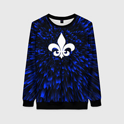 Свитшот женский Saints Row blue energy, цвет: 3D-черный