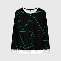 Женский свитшот Color turquoise line