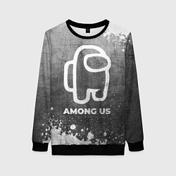 Свитшот женский Among Us - grey gradient, цвет: 3D-черный