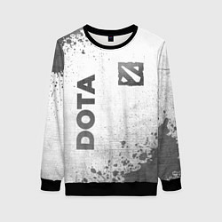 Свитшот женский Dota - white gradient вертикально, цвет: 3D-черный