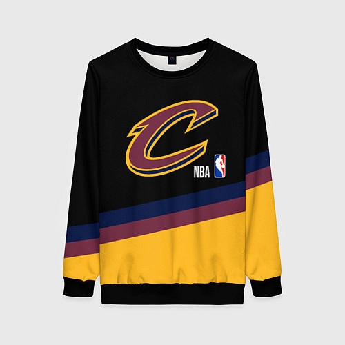 Женский свитшот Cleveland Cavaliers NBA basketball / 3D-Черный – фото 1