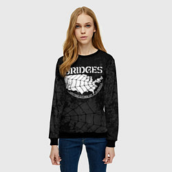 Свитшот женский Bridges company, цвет: 3D-черный — фото 2