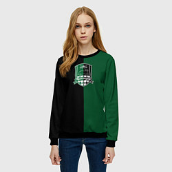 Свитшот женский Сперцян - ФК Краснодар, цвет: 3D-черный — фото 2