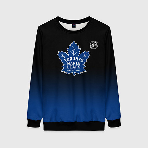 Женский свитшот Торонто Мейпл Лифс - градиент / 3D-Черный – фото 1