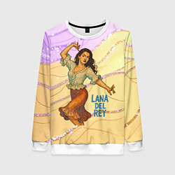 Женский свитшот Lana Del Rey танцует