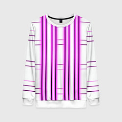 Свитшот женский Neon pink, цвет: 3D-белый