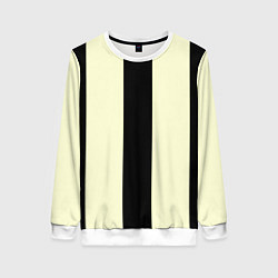 Женский свитшот Color black beige line