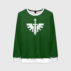 Свитшот женский Темные Ангелы, цвет: 3D-белый