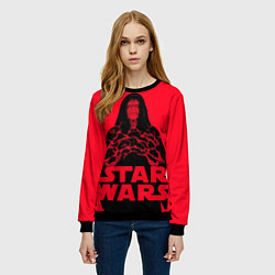 Свитшот женский Star wars - Darth Sidious, цвет: 3D-черный — фото 2