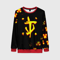 Женский свитшот Doom x minecraft