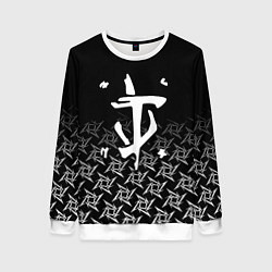 Свитшот женский Doom ninja, цвет: 3D-белый