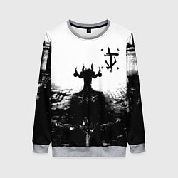 Свитшот женский Doom демон марса, цвет: 3D-меланж