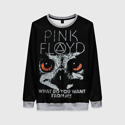 Свитшот женский Pink Floyd - what do you want from me, цвет: 3D-меланж