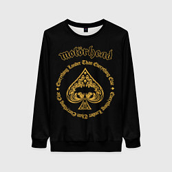 Свитшот женский Motorhead золото, цвет: 3D-черный