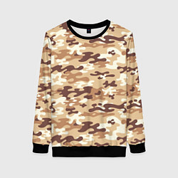 Свитшот женский Камуфляж армия, цвет: 3D-черный