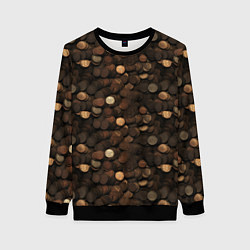 Женский свитшот Монеты - паттерн